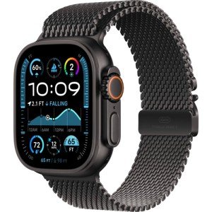 Смарт-часы Apple Watch Ultra 2 (2024) 49mm Black Titanium Case ремешок Titanium Milanese Loop цвета Black Titanium, размер М Смарт-часы Apple Watch Ultra 2 (2024) 49mm Black Titanium Case ремешок Titanium Milanese Loop цвета Black Titanium, размер М