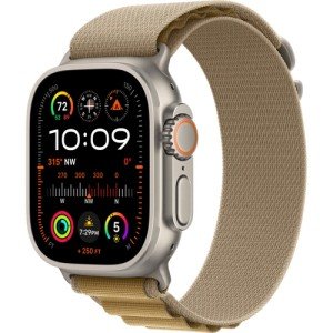 Смарт-часы Apple Watch Ultra 2 (2024) GPS + Cellular, 49 мм Natural Titanium Case, ремешок Alpine Loop цвет Желтый, размер L Смарт-часы Apple Watch Ultra 2 (2024) GPS + Cellular, 49 мм Natural Titanium Case, ремешок Alpine Loop цвет Желтый, размер L