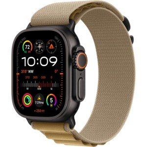 Смарт-часы Apple Watch Ultra 2 (2024) GPS + Cellular, 49 мм Black Titanium Case, ремешок Alpine Loop цвет Желтый, размер M Смарт-часы Apple Watch Ultra 2 (2024) GPS + Cellular, 49 мм Black Titanium Case, ремешок Alpine Loop цвет Желтый, размер M