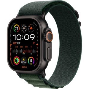 Смарт-часы Apple Watch Ultra 2 (2024) GPS + Cellular, 49 мм Black Titanium Case, ремешок Alpine Loop цвет Зеленый, размер L Смарт-часы Apple Watch Ultra 2 (2024) GPS + Cellular, 49 мм Black Titanium Case, ремешок Alpine Loop цвет Зеленый, размер L