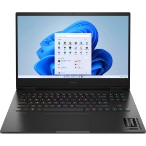 Ноутбук HP Omen 16-wf1003ci, 16.1" (1920x1080) IPS 165 Гц/Intel Core i7-14700HX/16 ГБ DDR5/1024 ГБ SSD/NVIDIA GeForce RTX 4060 для ноутбуков (8 Гб)/Без системы, Черный (A1WE8EA)