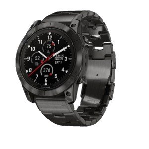 Смарт-часы Garmin Fenix 7X Pro Sapphire Solar Edition, 51 мм, Титановый, угольно-серый безель с DLC-покрытием, титановый браслет Смарт-часы Garmin Fenix 7X Pro Sapphire Solar Edition, 51 мм, Титановый, угольно-серый безель с DLC-покрытием, титановый браслет