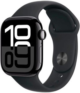 Смарт-часы Apple Watch Series 10, корпус из алюминия, ремешок Sport Band 46 мм, Черный M/L Смарт-часы Apple Watch Series 10, корпус из алюминия, ремешок Sport Band 46 мм, Черный M/L
