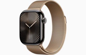 Смарт-часы Apple Watch Series 10 Титановый корпус 46 мм, цвет Gold, Milanese Loop, S/M Смарт-часы Apple Watch Series 10 Титановый корпус 46 мм, цвет Gold, Milanese Loop, S/M