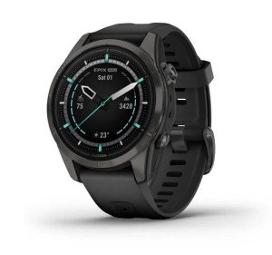 Смарт-часы Garmin Epix Pro (Gen 2) Sapphire Edition, 42 мм, Титановый, угольно-серый безель с DLC-покрытием, черный ремешок Смарт-часы Garmin Epix Pro (Gen 2) Sapphire Edition, 42 мм, Титановый, угольно-серый безель с DLC-покрытием, черный ремешок