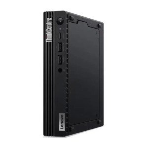 Мини-ПК Lenovo ThinkCentre M70q Tiny, Intel Core i3-12100T / 8 ГБ DDR4 / 256 ГБ SSD / Intel UHD Graphics / Windows 11 Pro / Клавиатура, мышь, черный (11T300AQUM)
