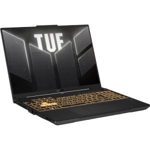 Ноутбук ASUS TUF Gaming F16 FX607VU-RL061, 16" (1920x1200) IPS 144 Гц/Intel Core 5 210H/16 ГБ DDR5/512 ГБ SSD/NVIDIA GeForce RTX 4050 для ноутбуков (6 Гб)/Без системы, Серый (90NR0N06-M002T0)