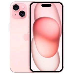 Смартфон Apple iPhone 15 128 ГБ Розовый (nano SIM+eSIM)