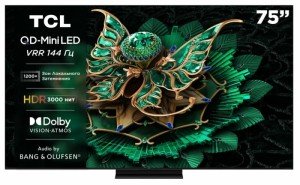 Телевизор TCL 75C7K,4K UHD, MINI LED, 2025 Телевизор TCL 75C7K,4K UHD, MINI LED, 2025