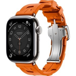 Смарт-часы Apple Watch Series 10 Hermes, браслет Kilim Single Tour 46, мм, (Orange | оранжевый) Смарт-часы Apple Watch Series 10 Hermes, браслет Kilim Single Tour 46, мм, (Orange | оранжевый)