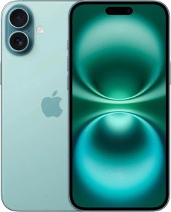 Смартфон Apple iPhone 16 Plus 256 ГБ Бирюзовый (nano SIM+eSIM)