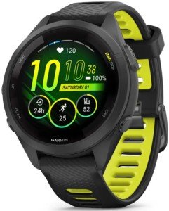 Умные часы Garmin Forerunner 265S, 42 мм, черный/ярко-, Yellow, желтый Умные часы Garmin Forerunner 265S, 42 мм, черный/ярко-, Yellow, желтый