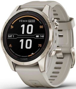 Умные часы Garmin Fenix 7S Pro Sapphire Solar, Gold, золотой Умные часы Garmin Fenix 7S Pro Sapphire Solar, Gold, золотой