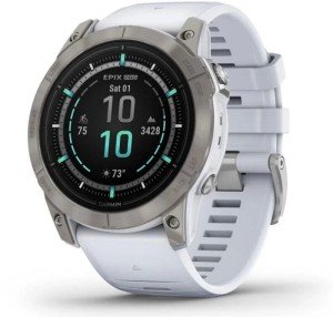 Умные часы Garmin Epix Pro (Gen 2) Sapphire Edition Titanium, 47 мм, белый Умные часы Garmin Epix Pro (Gen 2) Sapphire Edition Titanium, 47 мм, белый