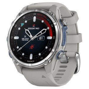 Смарт-часы Garmin Descent MK3, 43 мм, Stainless Steel with Fog Gray Silicon Band Смарт-часы Garmin Descent MK3, 43 мм, Stainless Steel with Fog Gray Silicon Band