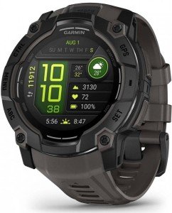Умные часы Garmin Instinct 3, 50 мм, AMOLED, Black with Charcoal Band, черный Умные часы Garmin Instinct 3, 50 мм, AMOLED, Black with Charcoal Band, черный