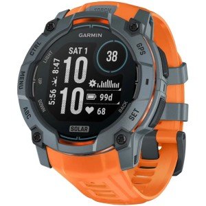 Умные часы Garmin Instinct 3, 50 мм, Solar, Twilight with Solstice Band, оранжевый Умные часы Garmin Instinct 3, 50 мм, Solar, Twilight with Solstice Band, оранжевый