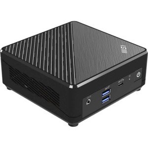 Мини-ПК MSI Cubi N ADL, Intel N200 / 4 ГБ DDR4 / 128 ГБ SSD / Intel UHD Graphics / Windows 11 Pro, черный (9S6-B0A911-211)