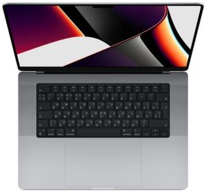 16.2" Ноутбук Apple Macbook Pro 16 (2021) 3456×2234, Apple M1 Max, RAM 32 ГБ, SSD 1 ТБ, Apple graphics 32-core, macOS, MK1A3, серый космос, английская раскладка