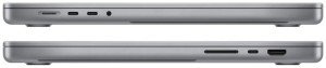16.2" Ноутбук Apple Macbook Pro 16 (2021) 3456×2234, Apple M1 Max, RAM 32 ГБ, SSD 1 ТБ, Apple graphics 32-core, macOS, MK1A3, серый космос, английская раскладка