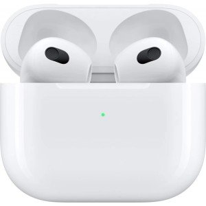 Беспроводные наушники Apple AirPods 3 MagSafe Charging Case, беспроводная зарядка (MME73), Белый Беспроводные наушники Apple AirPods 3 MagSafe Charging Case, беспроводная зарядка (MME73), Белый