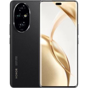 Смартфон Honor 200 Pro 12/512Gb (6.78" AMOLED, NFC, 5200мАч, беспроводная зарядка), Черный Смартфон Honor 200 Pro 12/512Gb (6.78" AMOLED, NFC, 5200мАч, беспроводная зарядка), Черный