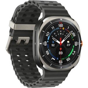 Умные часы Samsung Galaxy Watch Ultra 47mm (2024) LTE SM-L705, Серый титан с черным ремешком