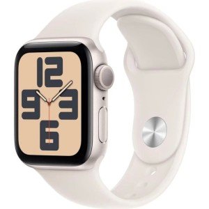 Часы Apple Watch SE (2024) 40мм Starlight Aluminium Case with Starlight Sport Band MXEG3 M/L Часы Apple Watch SE (2024) 40мм Starlight Aluminium Case with Starlight Sport Band MXEG3 M/L