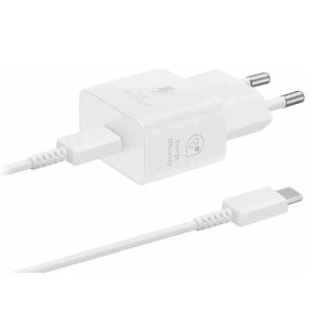 Сетевое зарядное устройство Samsung EP-T2510XWEGWW, 25 Вт с кабелем, белый