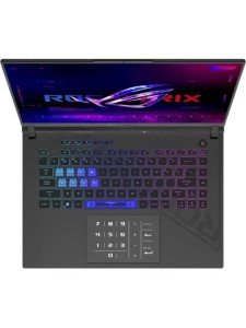 Ноутбук ASUS ROG STRIX G16 G614JU-N3490, 16" (1920x1200) IPS 165 Гц/Intel Core i5-13450HX/16 ГБ DDR5/512 ГБ SSD/NVIDIA GeForce RTX 4050 для ноутбуков (6 Гб)/Без системы, Серый (90NR0CC1-M012J0)