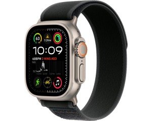 Apple Watch Ultra 2 (2024) GPS + Cellular 49 mm Natural Titanium Case with Black Trail Loop Medium Apple Watch Ultra 2 (2024) GPS + Cellular 49 mm Natural Titanium Case with Black Trail Loop Medium