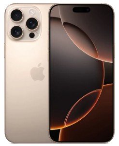 Смартфон Apple iPhone 16 Pro Max 1TB Desert Titanium (Пустынный титан) nanoSIM+eSIM Смартфон Apple iPhone 16 Pro Max 1TB Desert Titanium (Пустынный титан) nanoSIM+eSIM