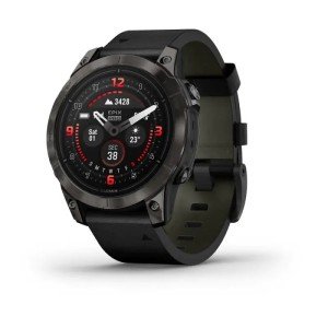 Умные часы Garmin Epix Pro (Gen 2) Sapphire Edition 47 мм, титановый, угольно-серый DLC, черный кожаный ремешок Умные часы Garmin Epix Pro (Gen 2) Sapphire Edition 47 мм, титановый, угольно-серый DLC, черный кожаный ремешок