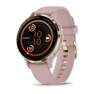 Умные часы Garmin Venu 3S розовые с золотистым безелем Умные часы Garmin Venu 3S розовые с золотистым безелем