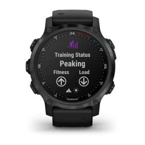 Умные часы Garmin Descent Mk2s угольно-серый корпус с DLC-покрытием, черный силиконовый ремешок