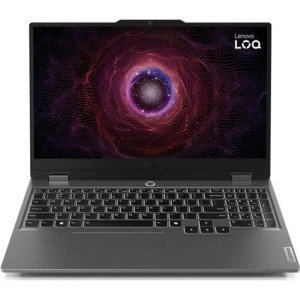 Ноутбук Lenovo LOQ 15ARP9, 15.6" (1920x1080) IPS 144 Гц/AMD Ryzen 5 7235HS/16 ГБ DDR5/512 ГБ SSD/NVIDIA GeForce RTX 3050 (6 Гб)/Без системы, Серый (83JC0058RK)