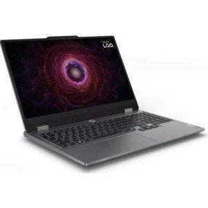 Ноутбук Lenovo LOQ 15ARP9, 15.6" (1920x1080) IPS 144 Гц/AMD Ryzen 5 7235HS/16 ГБ DDR5/512 ГБ SSD/NVIDIA GeForce RTX 3050 (6 Гб)/Без системы, Серый (83JC0058RK)