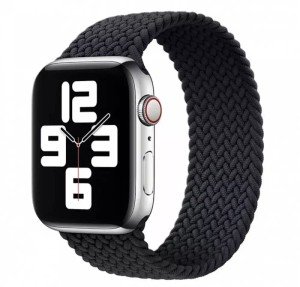 Ремешок Gurdini Braided Solo Loop Apple Watch 38/40/41 mm (тканевый) (Size S) (Черный) Ремешок Gurdini Braided Solo Loop Apple Watch 38/40/41 mm (тканевый) (Size S) (Черный)