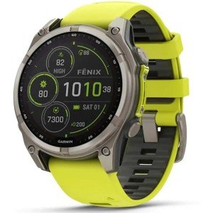 Смарт-часы Garmin Fenix 8 47mm Solar Sapphire (010-02906-21) Carbon Gray DLC Titanium with Yellow/Graphite Silicone Band Смарт-часы Garmin Fenix 8 47mm Solar Sapphire (010-02906-21) Carbon Gray DLC Titanium with Yellow/Graphite Silicone Band