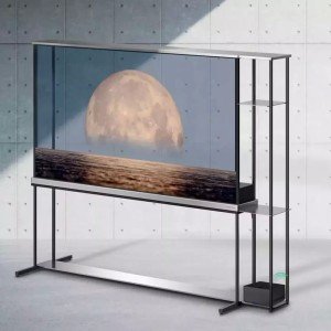 Телевизор LG OLED77T49LA, прозрачный и полностью беспроводной OLED