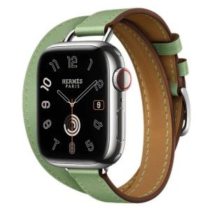 Смарт-часы Apple Watch Series 10 Hermes, браслет Double Tour Hapi Attelage, (Бирюзовый | Vert Criquet) Смарт-часы Apple Watch Series 10 Hermes, браслет Double Tour Hapi Attelage, (Бирюзовый | Vert Criquet)