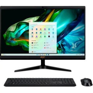 Моноблок Acer Aspire C22-1800, 21.5" (1920x1080) IPS / Intel Core i3-1305U / 8 DDR4 / 512 ГБ SSD / Intel UHD Graphics / Без ОС / Клавиатура, мышь, Черный (DQ.BLGCD.00A)