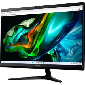 Моноблок Acer Aspire C22-1800, 21.5" (1920x1080) IPS / Intel Core i3-1305U / 8 DDR4 / 512 ГБ SSD / Intel UHD Graphics / Без ОС / Клавиатура, мышь, Черный (DQ.BLGCD.00A)