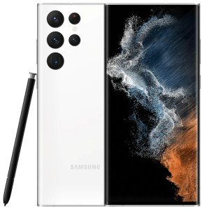 Смартфон Samsung Galaxy S22 Ultra 8/128GB (SM-S908B/DS) (8 ГБ, 128 ГБ, Белый, Global, nanoSim+eSim)
