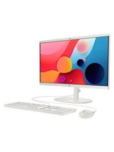 Моноблок HP 22-dg0008ci, 21.45" (1920x1080) VA / Intel Processor N100 / 8 DDR5 / 512 ГБ SSD / Intel UHD Graphics / Без ОС / Клавиатура, мышь, Белый (A2PB5EA#UUQ)