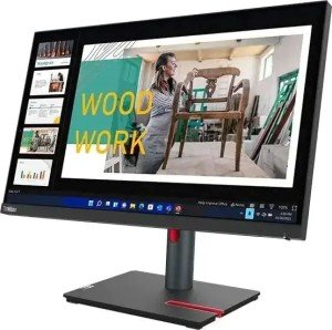 Монитор Lenovo 23.8" ThinkVision P24q-30 2560x1440 IPS LED черный 63B4GAT6UK