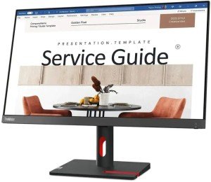 Монитор Lenovo 23.8" ThinkVision S24i-30 FHD IPS LED черный 63DEKAT3UK
