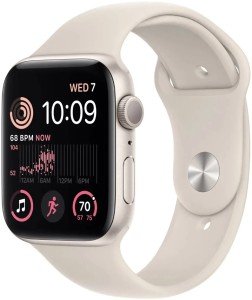 Смарт-часы Apple Watch SE (2022) GPS 40 мм, M/L (160-210 мм), сияющая звезда Смарт-часы Apple Watch SE (2022) GPS 40 мм, M/L (160-210 мм), сияющая звезда