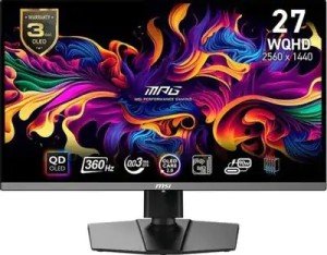 Монитор MSI  271QRX QD-OLED 27", черный 9s6-3cd79a-009