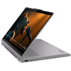 Ноутбук Lenovo Yoga 7 2-in-1 14AHP9, 14" (1920x1200) OLED/AMD Ryzen 7 8840HS/16 ГБ LPDDR5X/1024 ГБ SSD/AMD Radeon Graphics/Windows 11 Home, Серый (83DK006PRK)